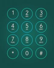 phone-number-keypad